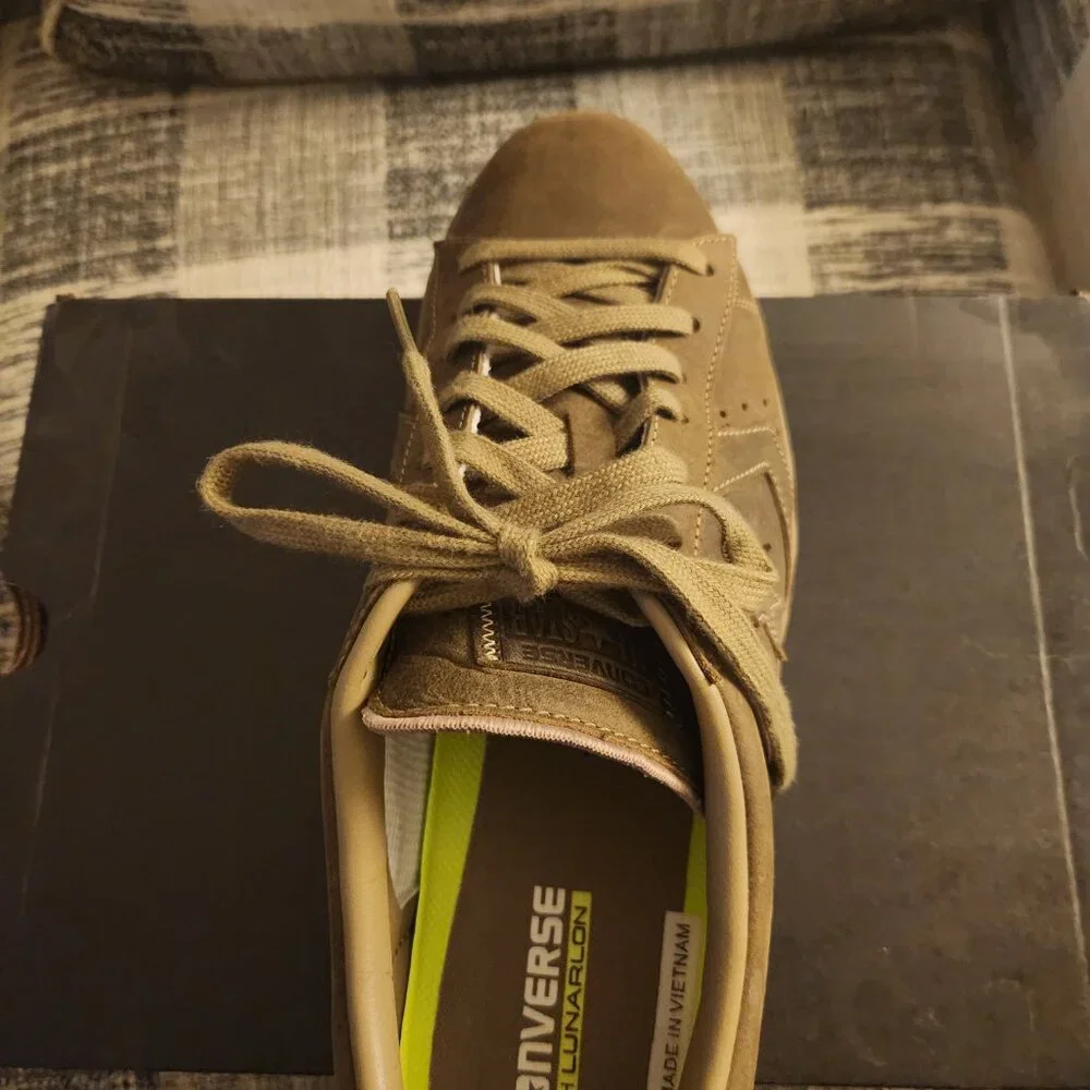 Khaki suede Converse (unisex) - Picture 3 of 6